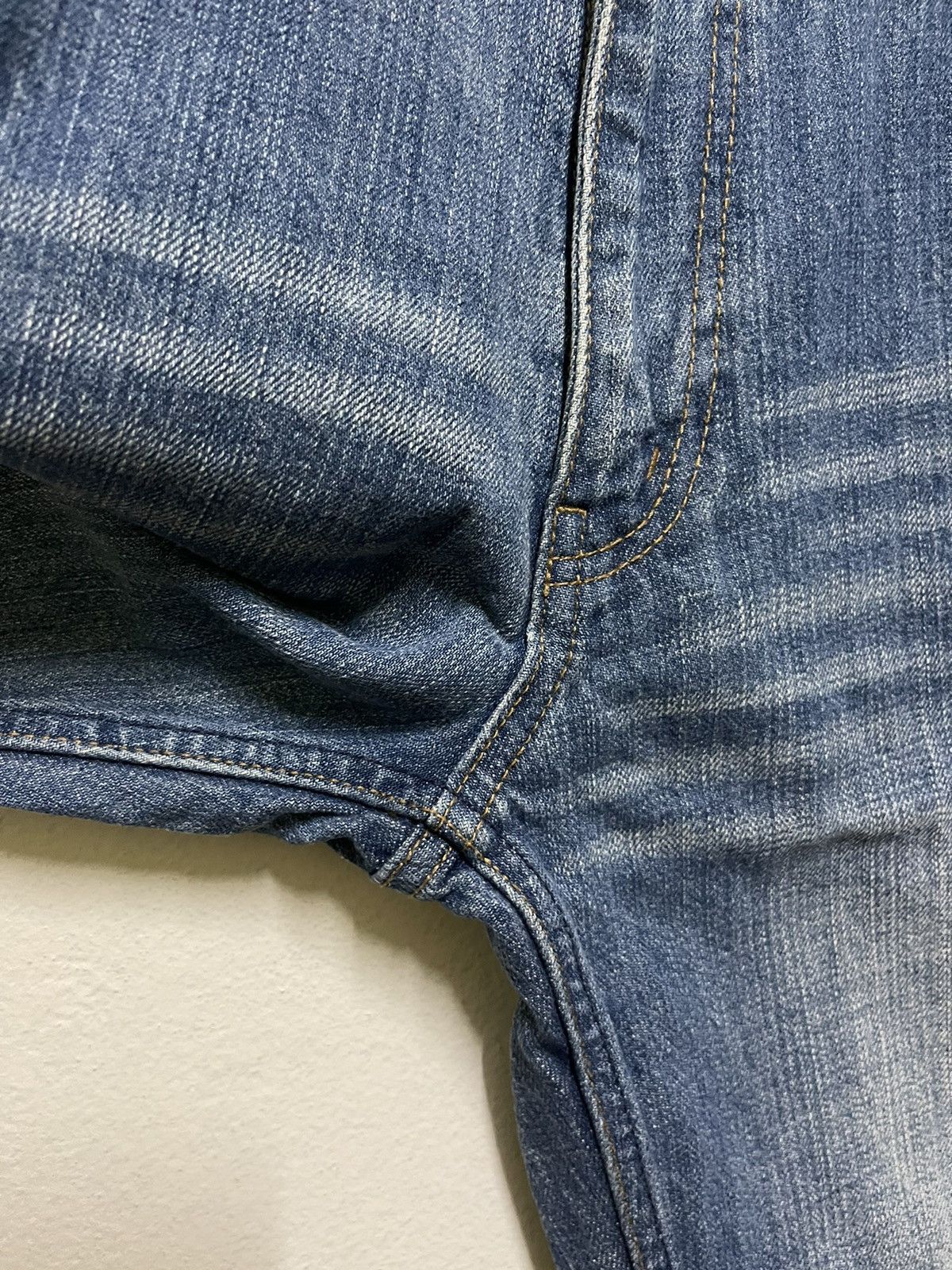 Japanese Brand Karakuri Tamashi Koi Fish Motive Embroidery Jeans Size US 30 / EU 46 - 8 Thumbnail