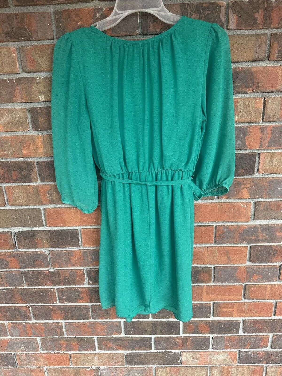 Designer Sweet Storm Mini Dress Size Large Green Size L / US 10 / IT 46 - 5 Thumbnail