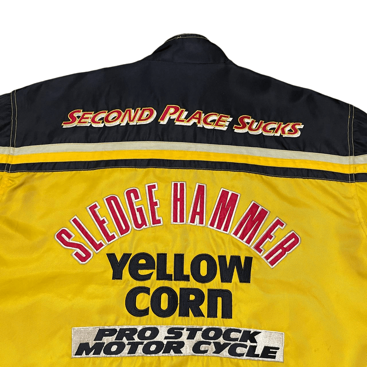 YELLOW CORN Vintage 90's Yellow Corn Racing Jacket ISKY Issey Skyline Size US L / EU 52-54 / 3 - 20 Thumbnail