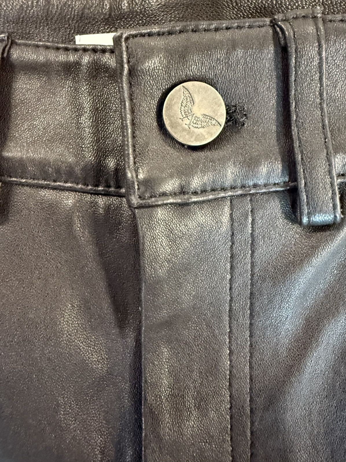 ALEXANDER DIGENOVA Alexander Digenova Leather Pants Size US 30 / EU 46 - 3 Thumbnail