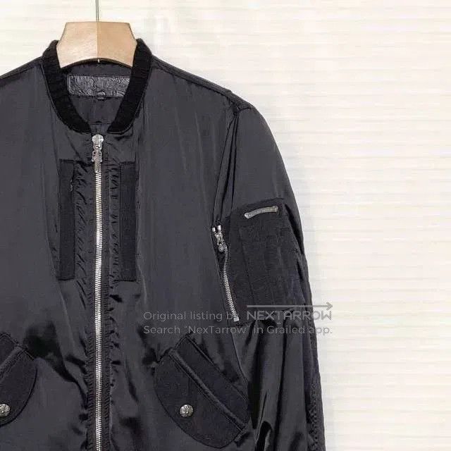 Chrome Hearts Chrome Hearts Black Flight Jacket. Size US M / EU 48-50 / 2 - 3 Thumbnail
