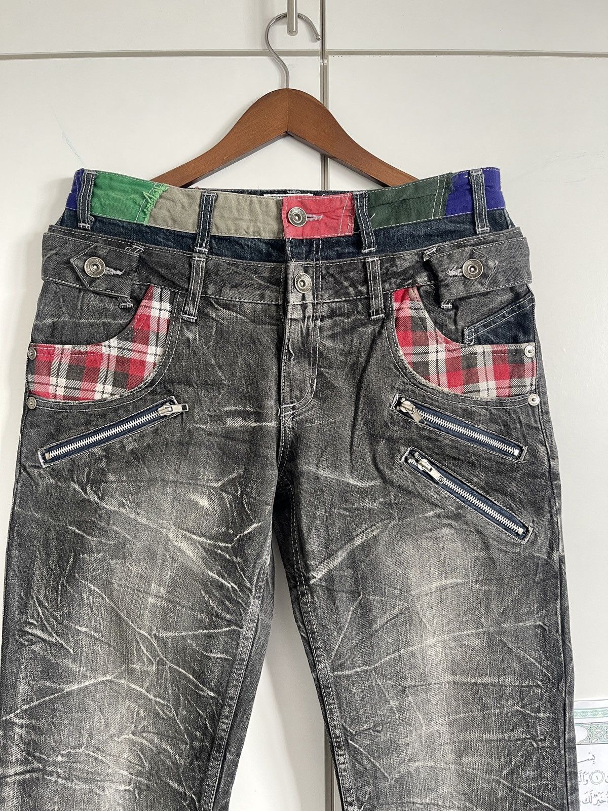 Vintage VINTAGE🔥🔥PATINA SKATEGANG DOUBLE WAIST WASHED BLACK 32X28 Size US 32 / EU 48 - 4 Thumbnail