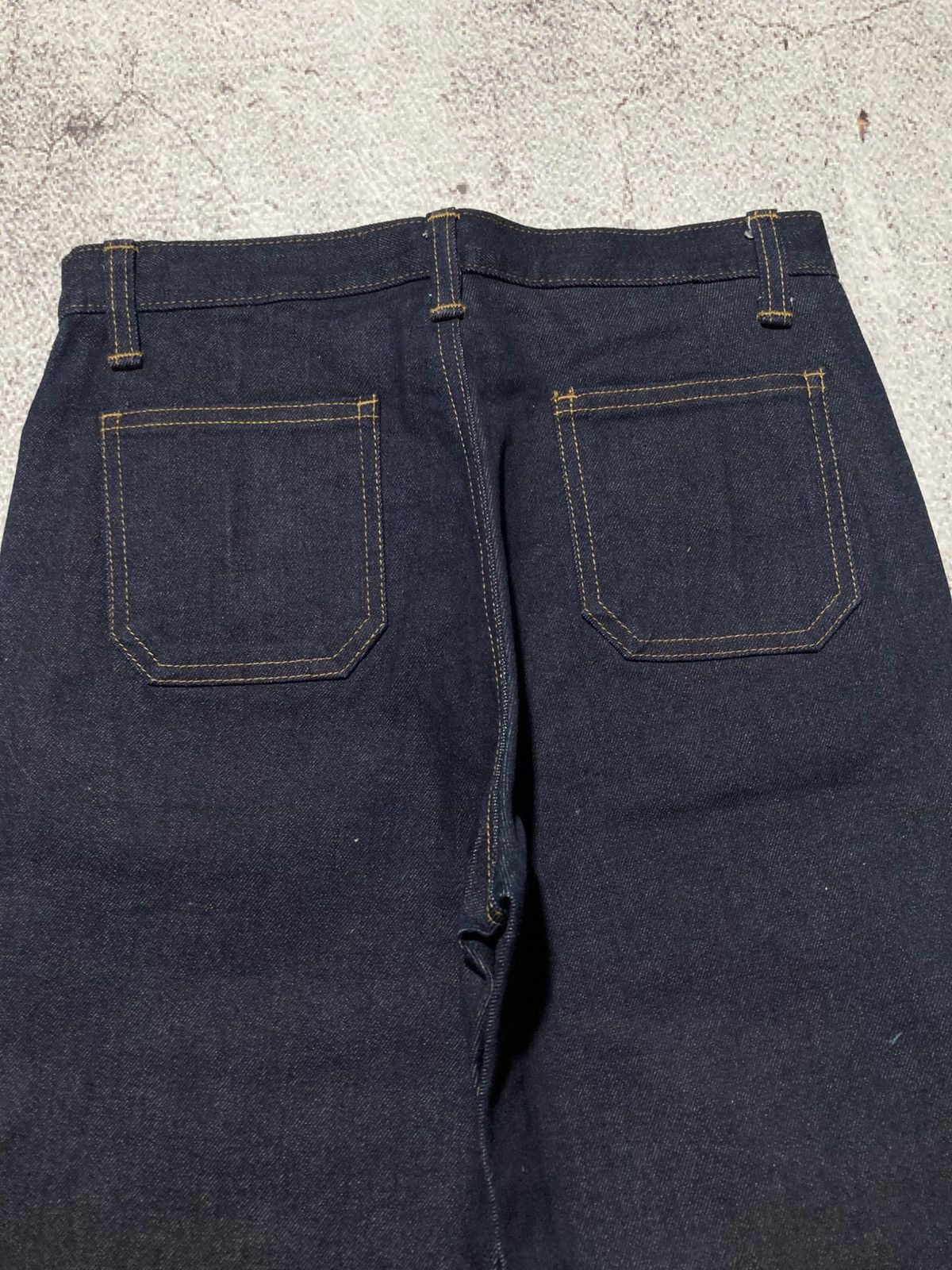 Japanese Brand 2000s Et-Boite Button Raw Denim Bootcut Flared Jeans Lgb Size US 26 / EU 42 - 15 Thumbnail