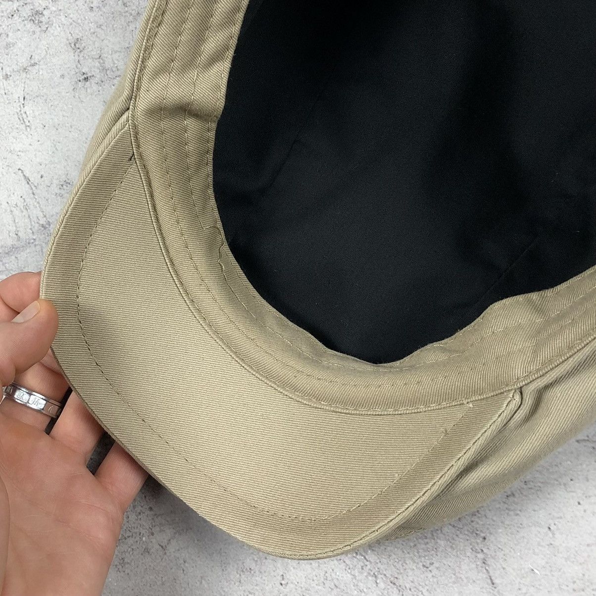 Dickies Dickies Vintage Flat Cap Newsboy Driver Hat Khaki Beige L/XL Size ONE SIZE - 8 Thumbnail