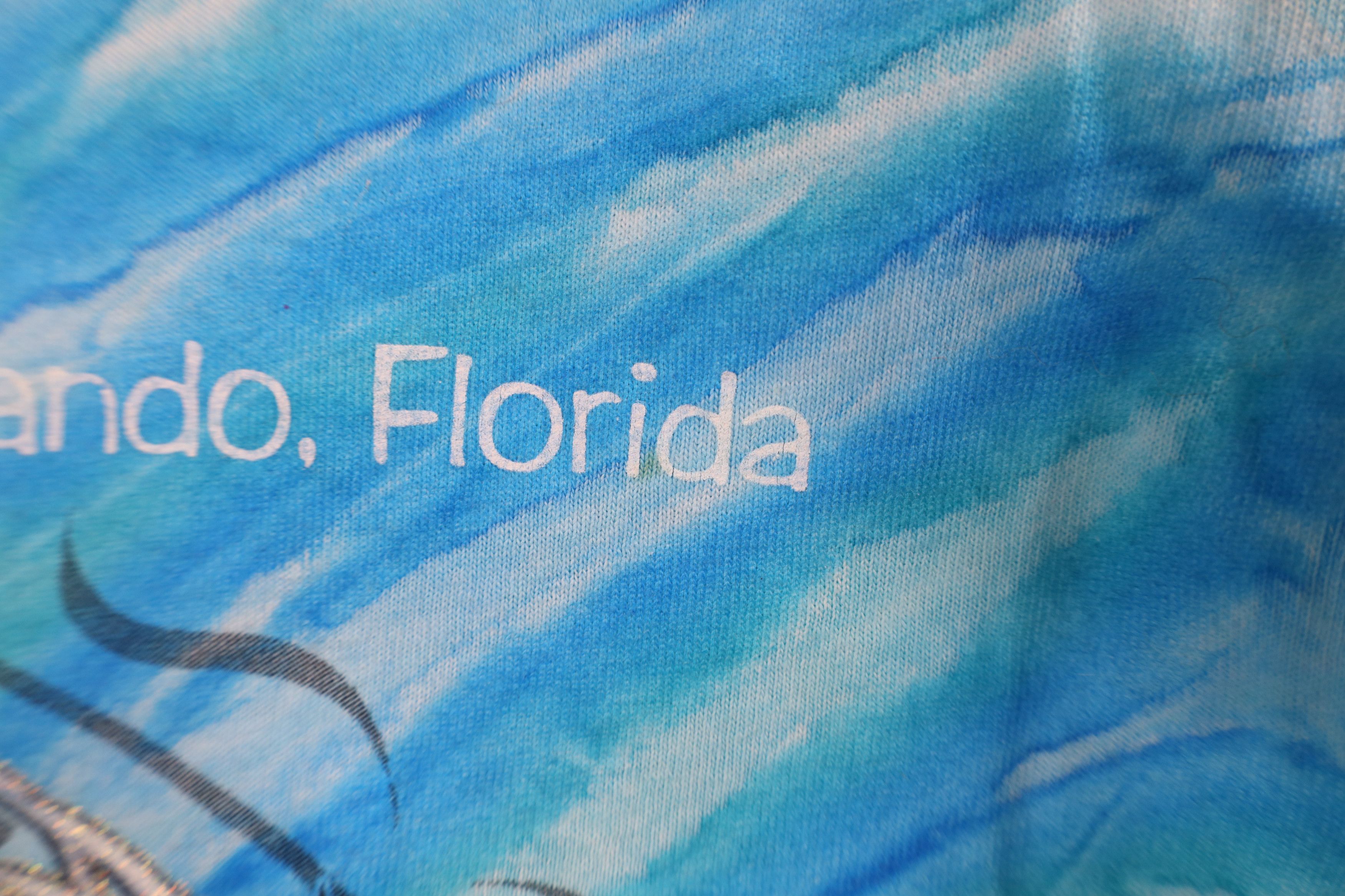 Vintage Vintage Y2K Streetwear Dragon Shark Florida T-Shirt Blue Size US S / EU 44-46 / 1 - 5 Thumbnail