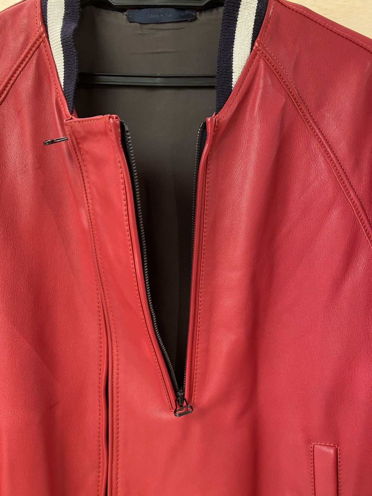 Lanvin LANVIN Pink Leather Bomber Size 48 Size US M / EU 48-50 / 2 - 3 Thumbnail