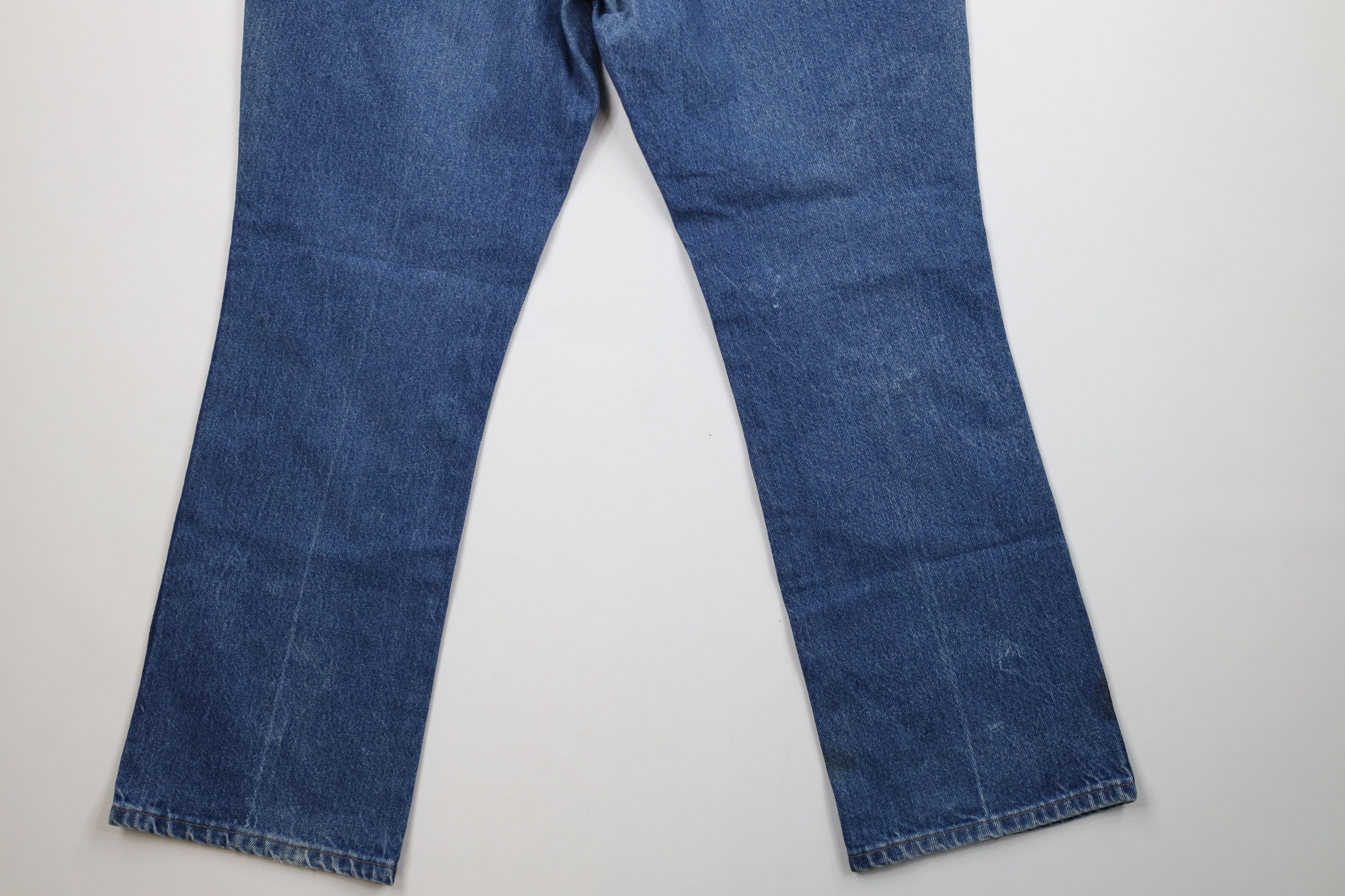 Vintage Vintage 70s Streetwear Flared Wide Leg Bootcut Jeans USA Size US 36 / EU 52 - 13 Thumbnail