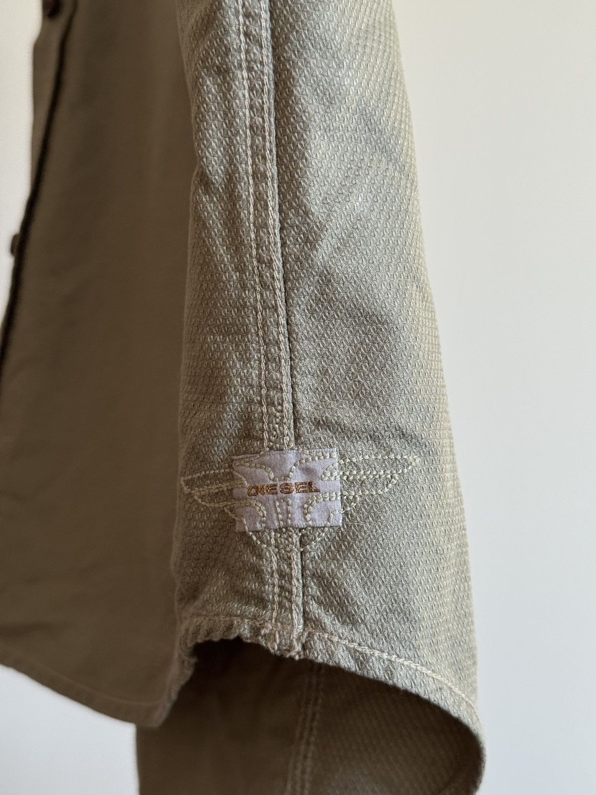 Diesel Diesel Olive green Western button up y2k Size US L / EU 52-54 / 3 - 6 Thumbnail