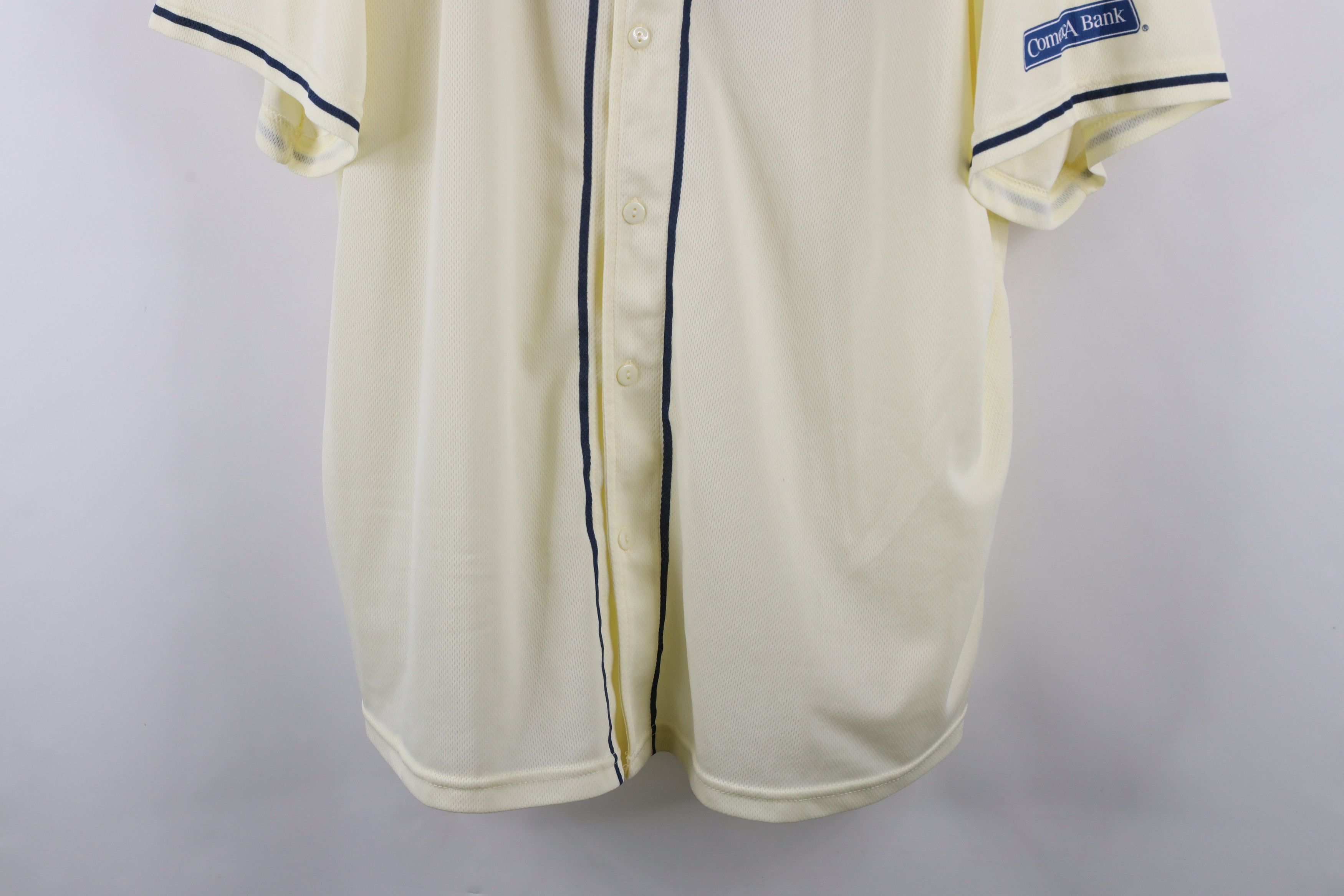 Vintage Vintage Y2K Negro League Detroit Stars Baseball Jersey Cream Size US XXL / EU 58 / 5 - 3 Thumbnail