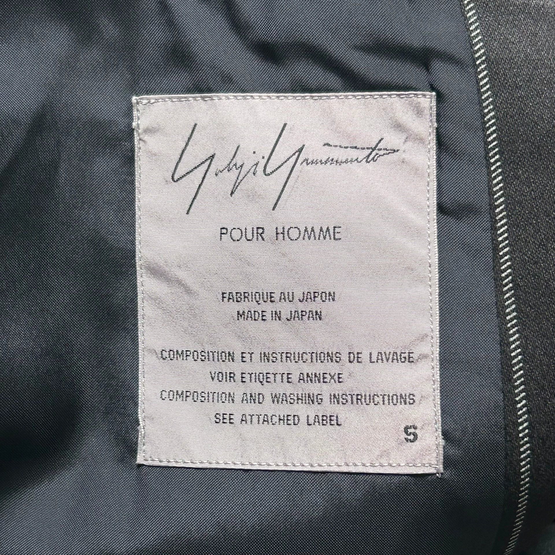 Yohji Yamamoto Yohji Yamamoto 97AW Pour Homme Bias Stripe Blazer Size US S / EU 44-46 / 1 - 6 Thumbnail