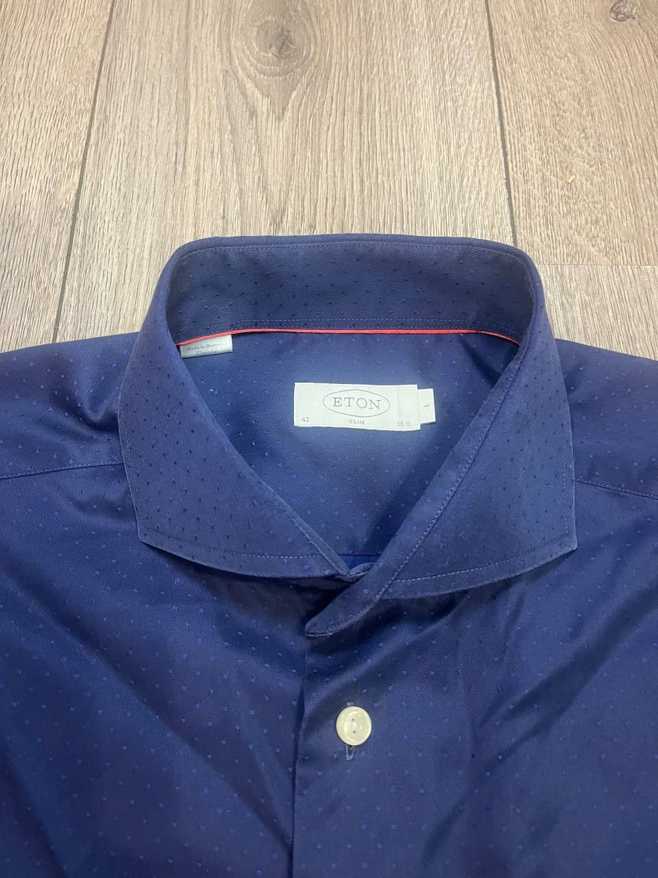 Eton eton shirt 16.5 42 blue Size US M / EU 48-50 / 2 - 3 Thumbnail