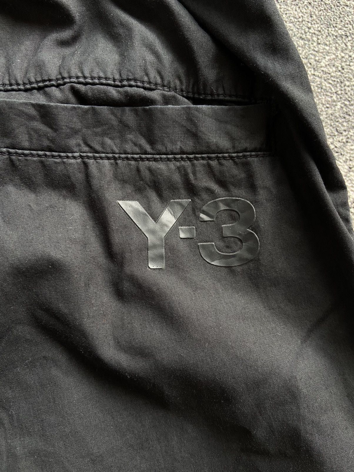 Adidas 💥BINDING OFFER💥Y3 Parachute Joggers 3 Stripe Back In Black Size US 28 / EU 44 - 12 Thumbnail