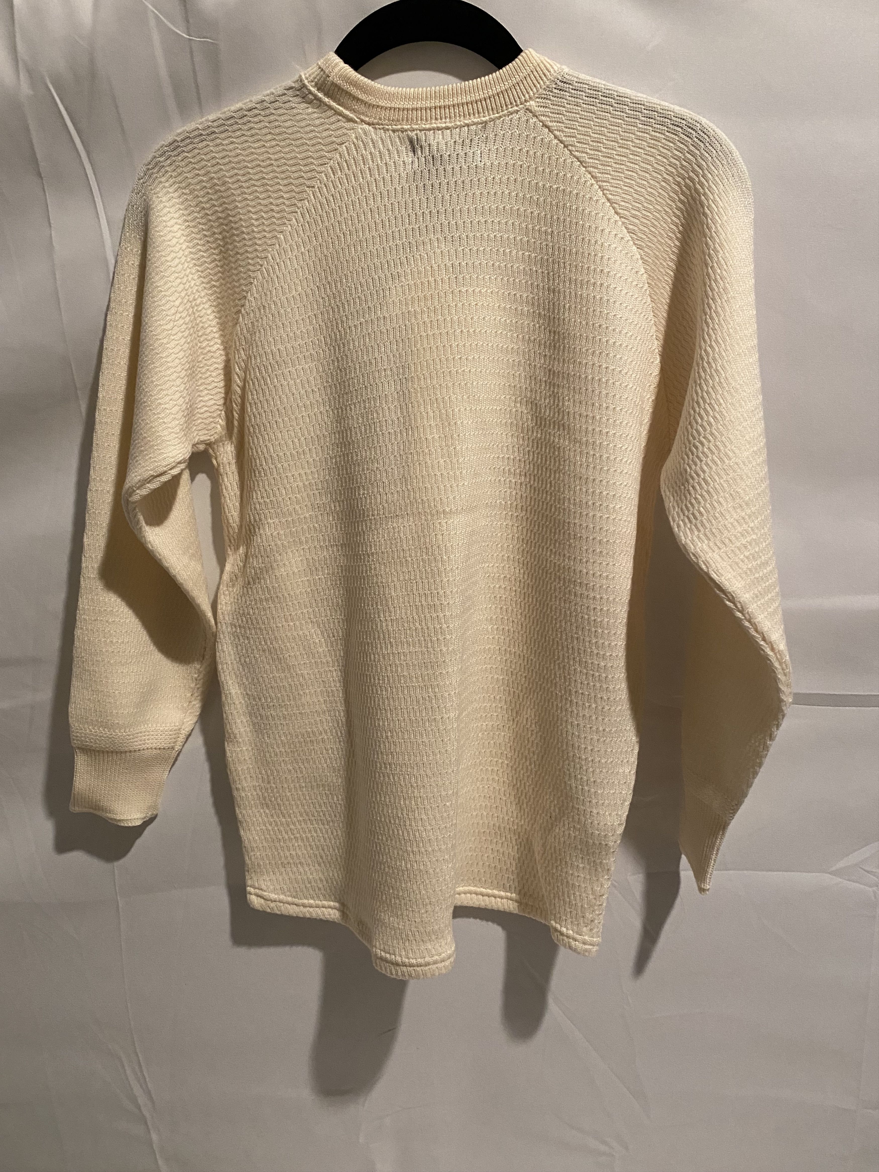 Stevenson Overall Co. Stevenson Overall Merino Wool Thermal Shirt - Ivory Size US S / EU 44-46 / 1 - 4 Thumbnail
