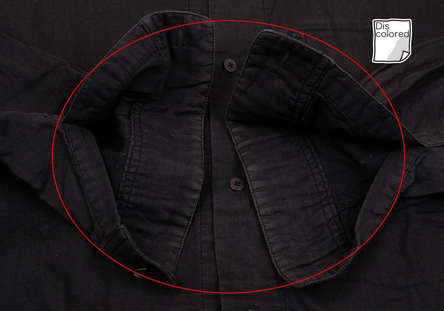 Issey Miyake High-Neck Cotton Gauze Shirt in Black, Size L Size US L / EU 52-54 / 3 - 9 Thumbnail