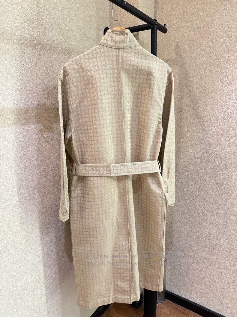 Hermes Hermes Long Trench Coat Size XXS / US 00 / IT 34 - 2 Thumbnail