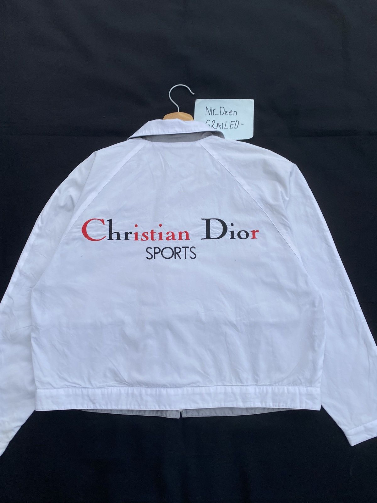 Christian Dior Monsieur Rare Vtg Christian Dior Spellout Reversible Cotton Jacket Size US M / EU 48-50 / 2 - 3 Thumbnail