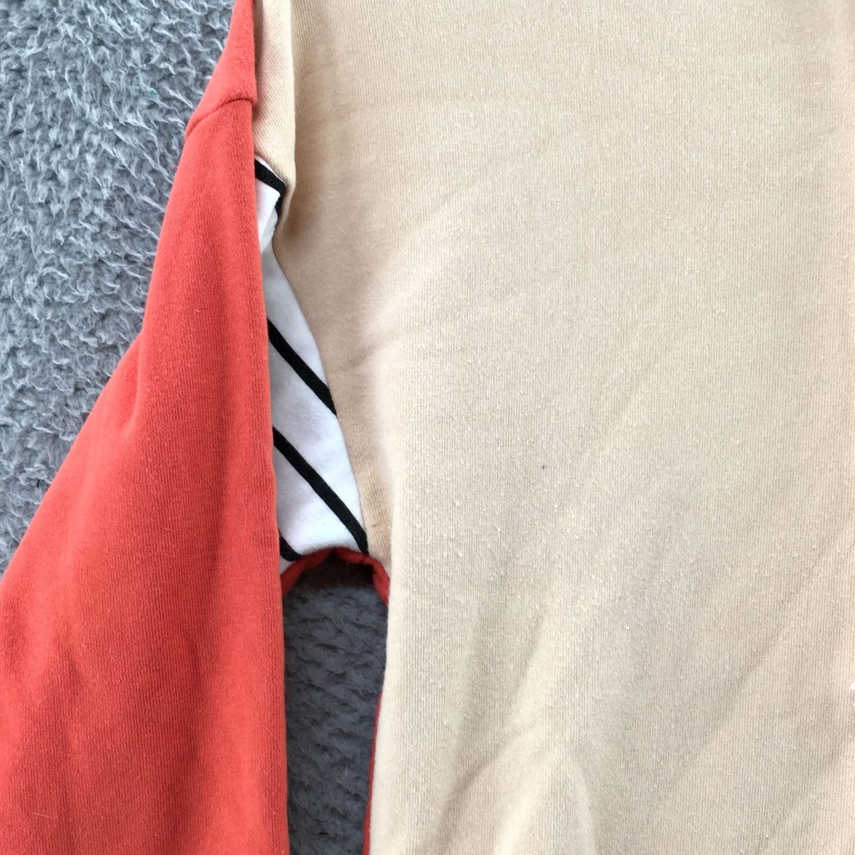 BKE BKE Hoodie Womens XS Red Orange Cotton Hooded Long Sleeve Pullover Shirt Mens Womens Girl Boy Size XS / US 0-2 / IT 36-38 - 5 Thumbnail
