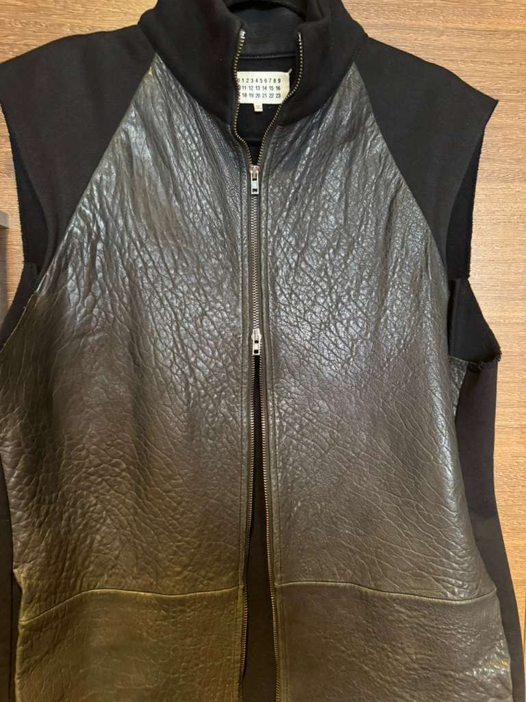 Maison Margiela Leather Front Vest Size US M / EU 48-50 / 2 - 2 Thumbnail