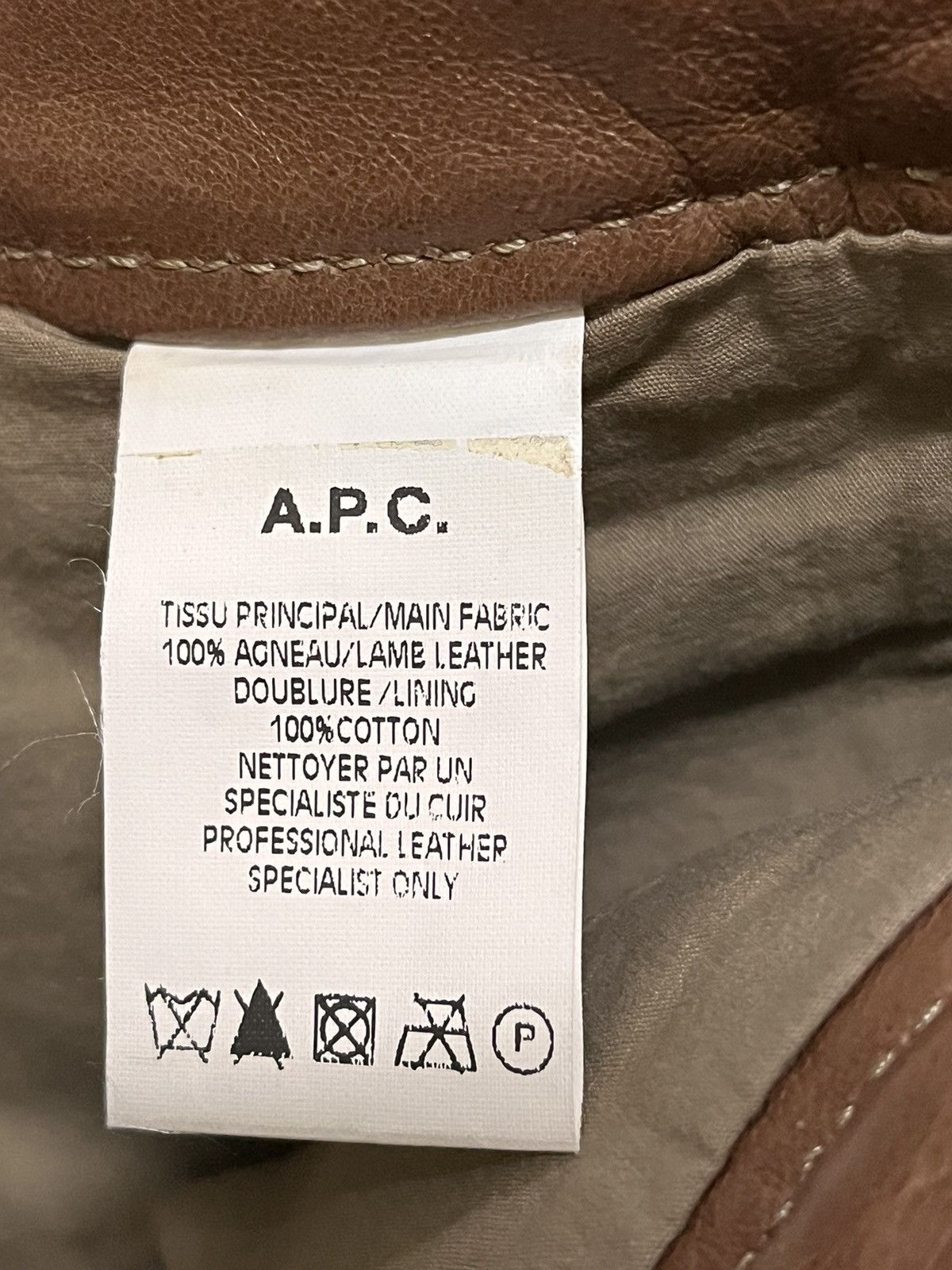 A.P.C. A.P.C leather pant Size 30" / US 8 / IT 44 - 6 Thumbnail