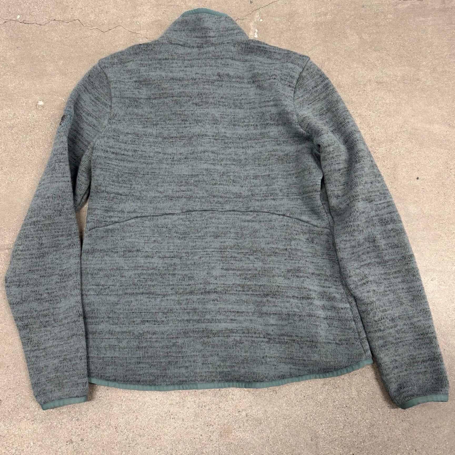 Vintage Kuhl Womens Sweatshirt Pullover 1/4 Zip Green Medium Size M / US 6-8 / IT 42-44 - 4 Thumbnail