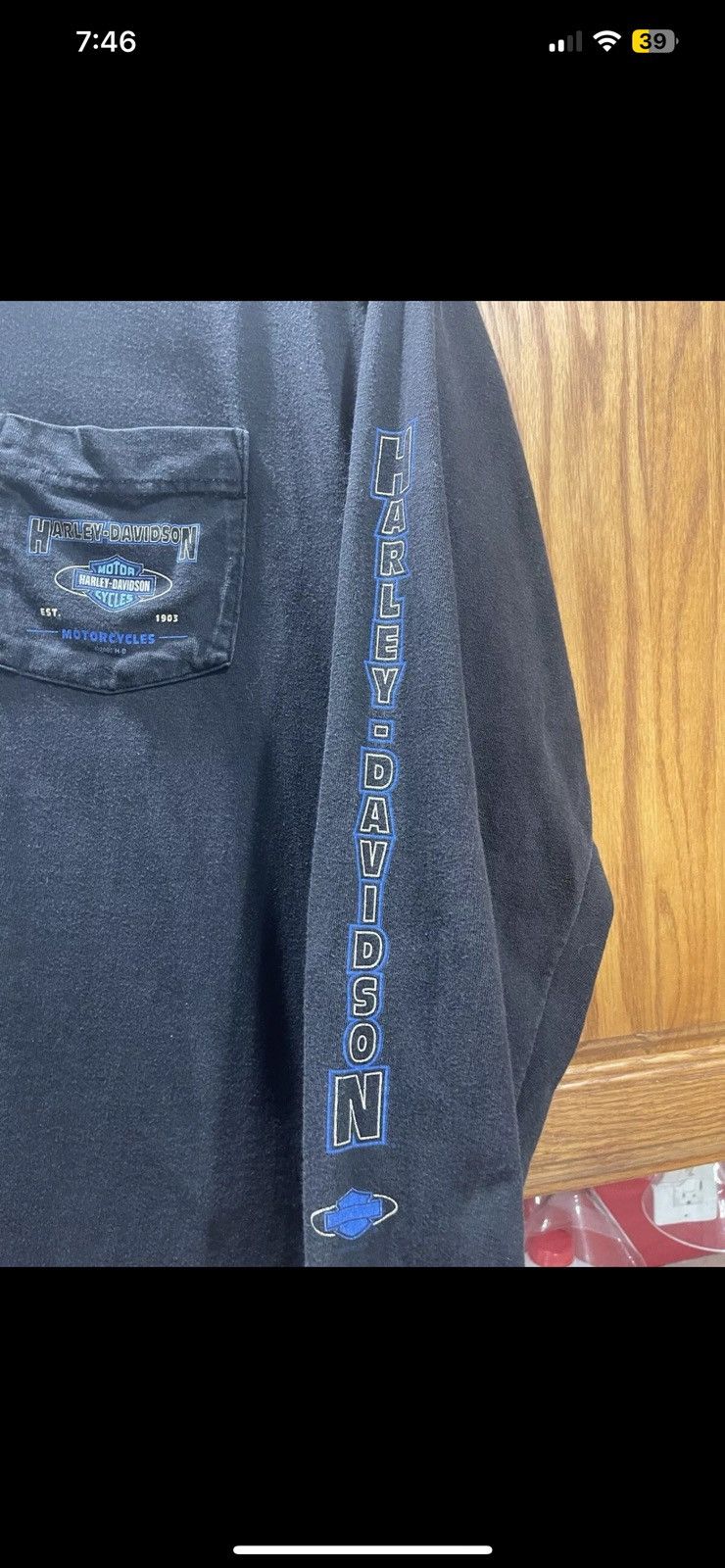 Harley Davidson × Vintage Vtg Harley Davidson St. Louis Made USA Y2K LS Shirt XL Size US XL / EU 56 / 4 - 3 Thumbnail