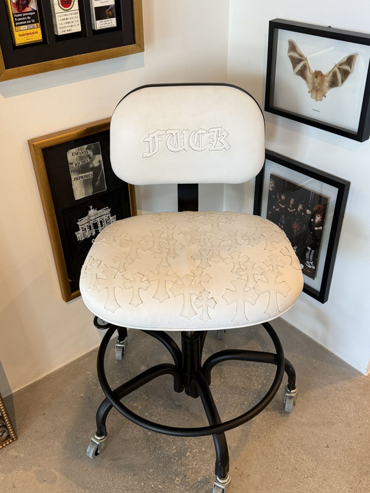 Chrome Hearts CHROME HEARTS 1/1 FUCK CHAIR FLOODED Size ONE SIZE - 2 Thumbnail