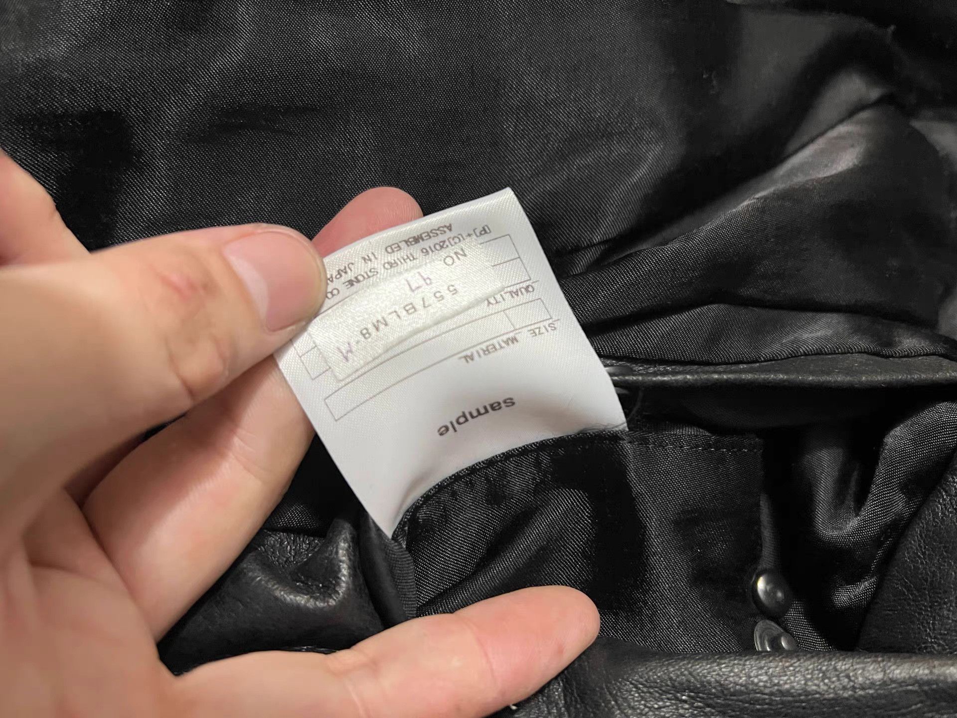 Julius Julius_7 x Claustrum numbered sample blade leather jacket. Size US M / EU 48-50 / 2 - 7 Thumbnail