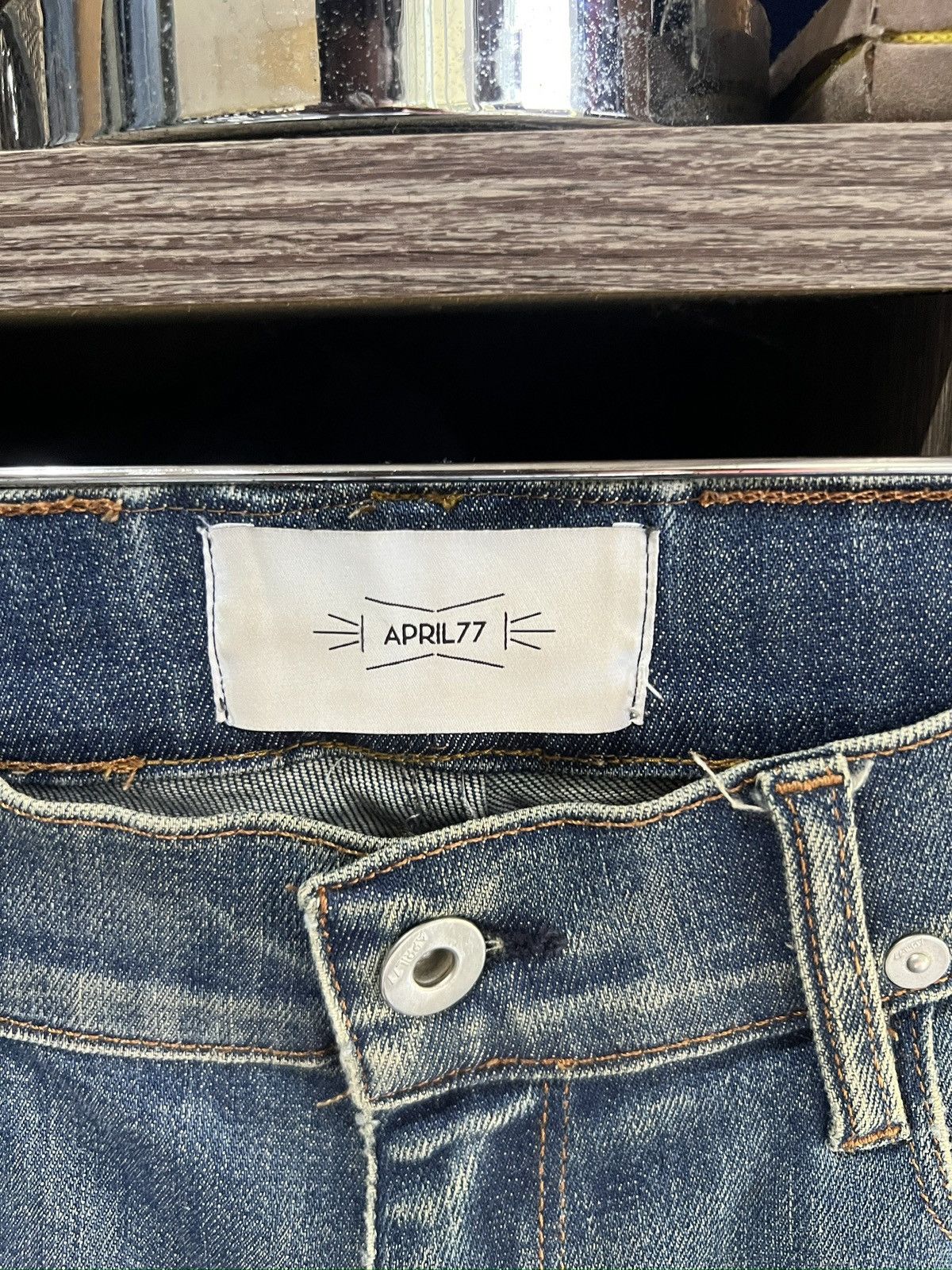 April 77 🔥April 77 Distressed Denim Size US 31 - 14 Thumbnail