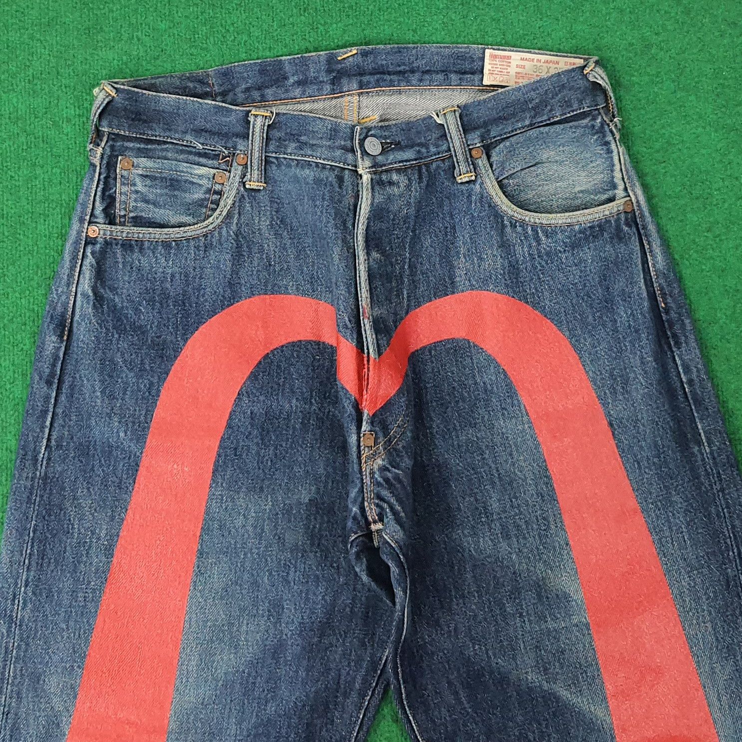 Evisu Vintage Evisu Japan Selvedge Custom Daicock Jeans C228N18 Size US 33 - 2 Thumbnail