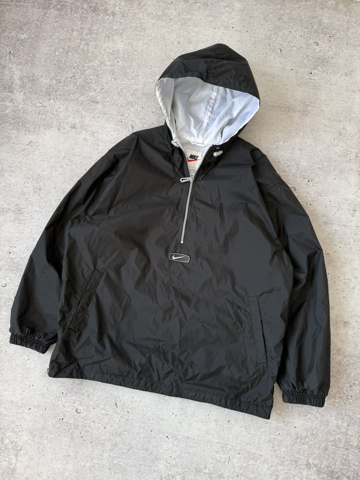 Nike Vintage Nike Center Swoosh Anorak Jacket Y2K Size L Size US L / EU 52-54 / 3 - 3 Thumbnail