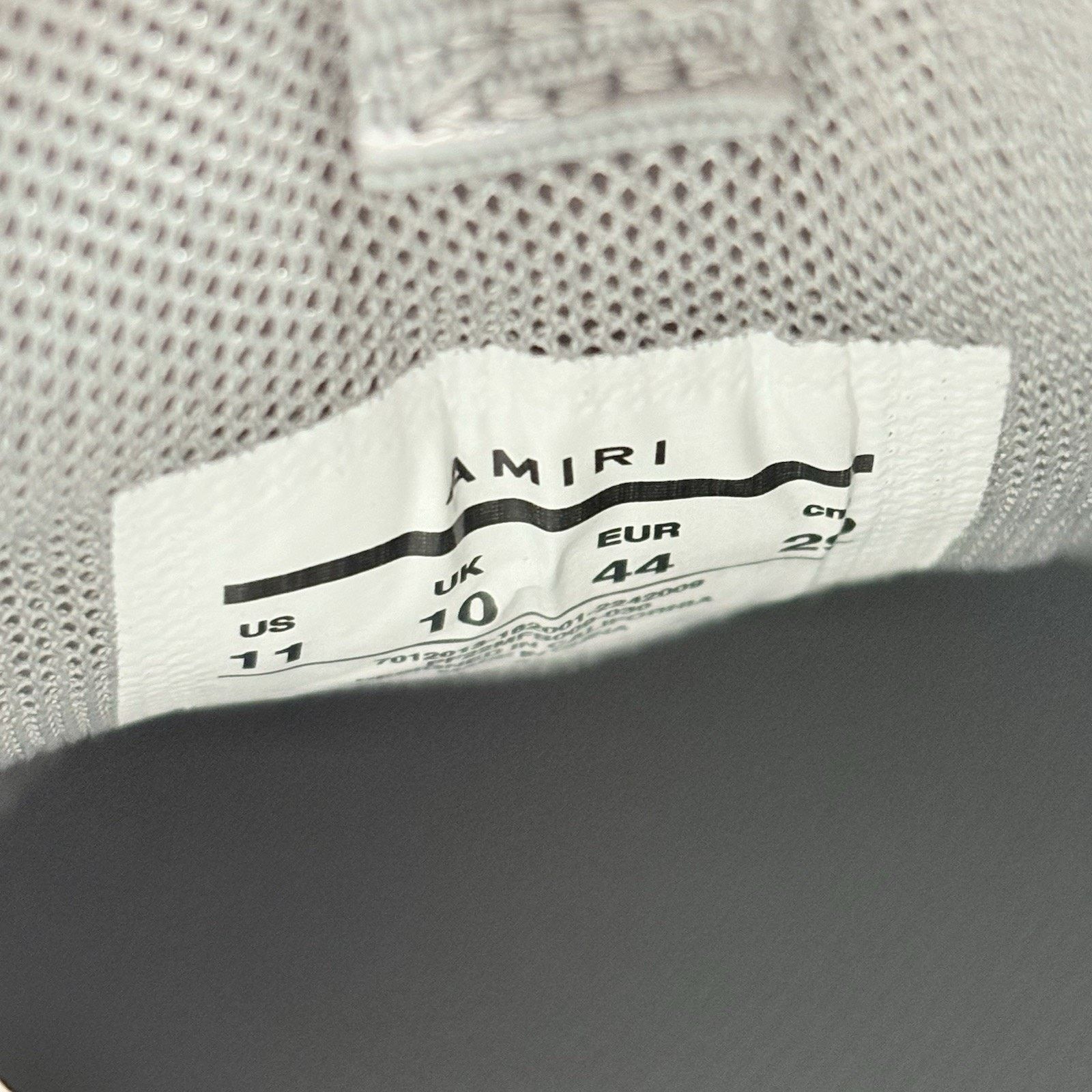 Amiri Amiri Bone Runner ' Grey ' | BRAND NEW! * 100% AUTHENTIC Size US 11 / EU 44 - 14 Thumbnail