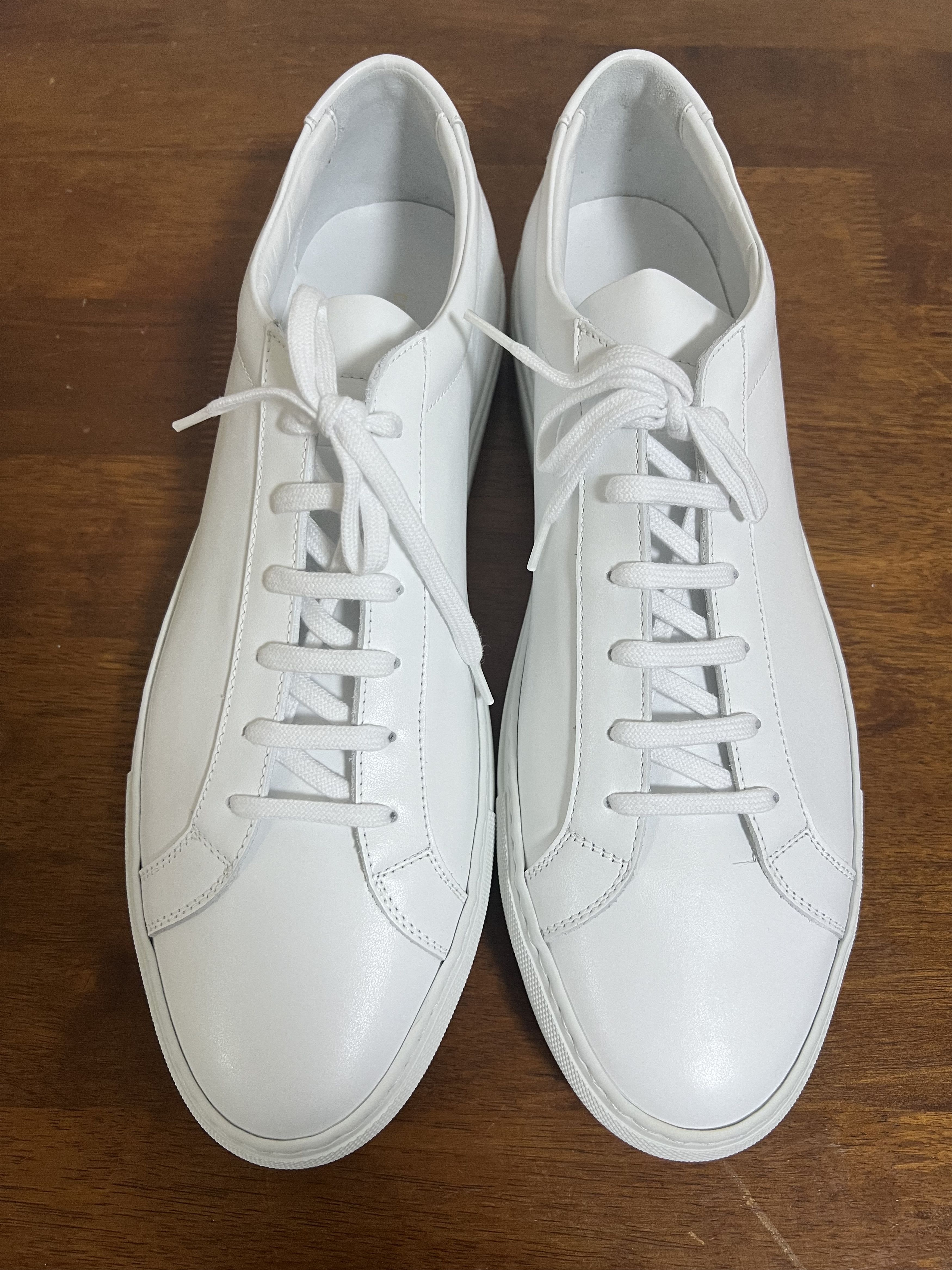 Common Projects 💚 Common Projects Original Achilles Low White EU 46 NEW Size US 13 / EU 46 - 5 Thumbnail