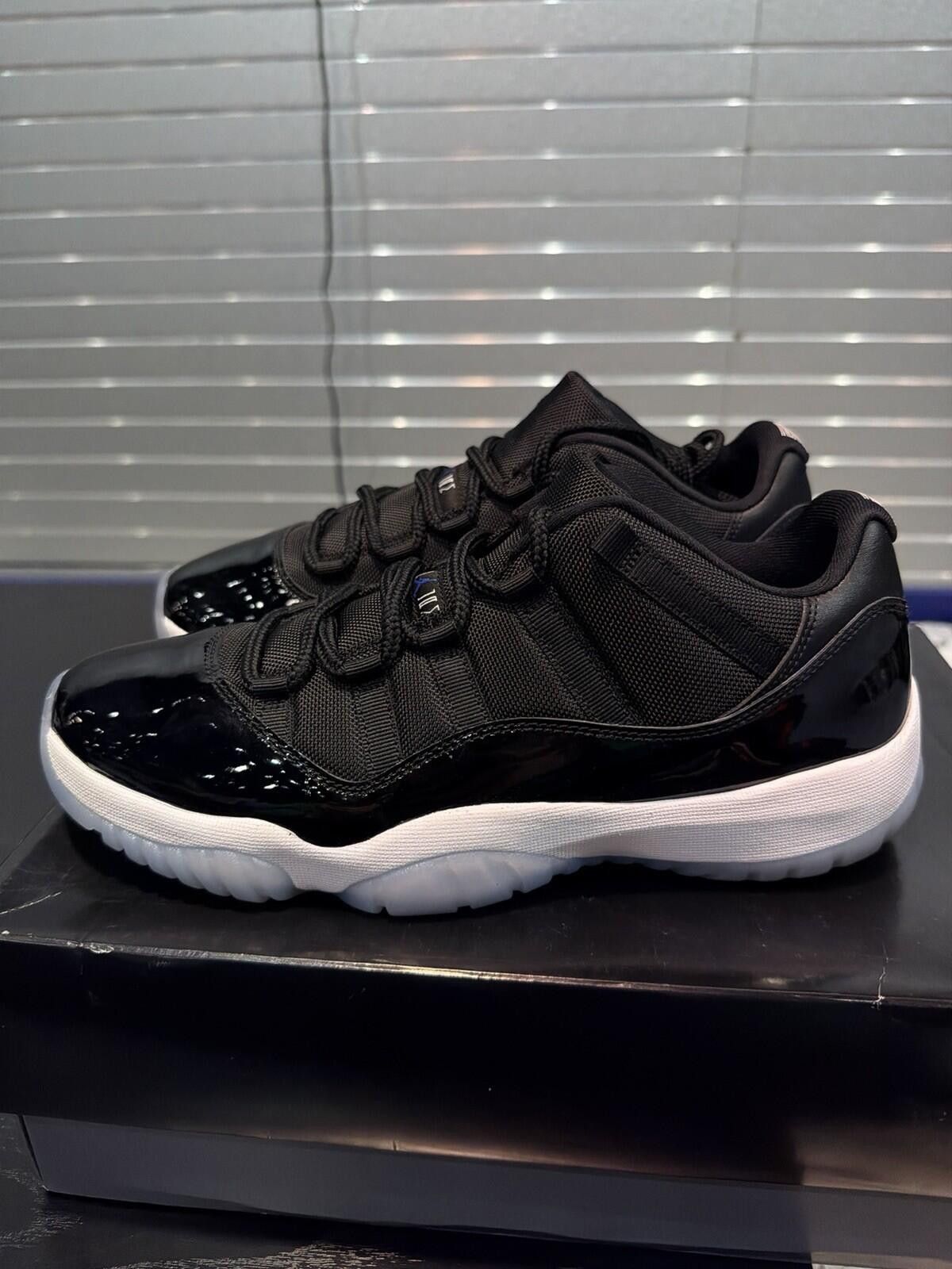Jordan Brand Nike Air Jordan 11 Retro Low Space Jam Black Royal Size 10.5 Size US 10.5 / EU 43-44 - 8 Thumbnail