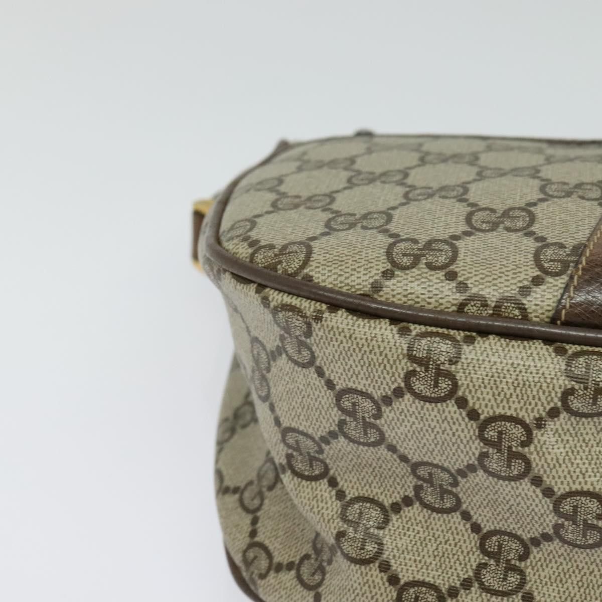 Gucci GUCCI GG Supreme Web Sherry Line Shoulder Bag Pvc Beige Size ONE SIZE - 10 Thumbnail