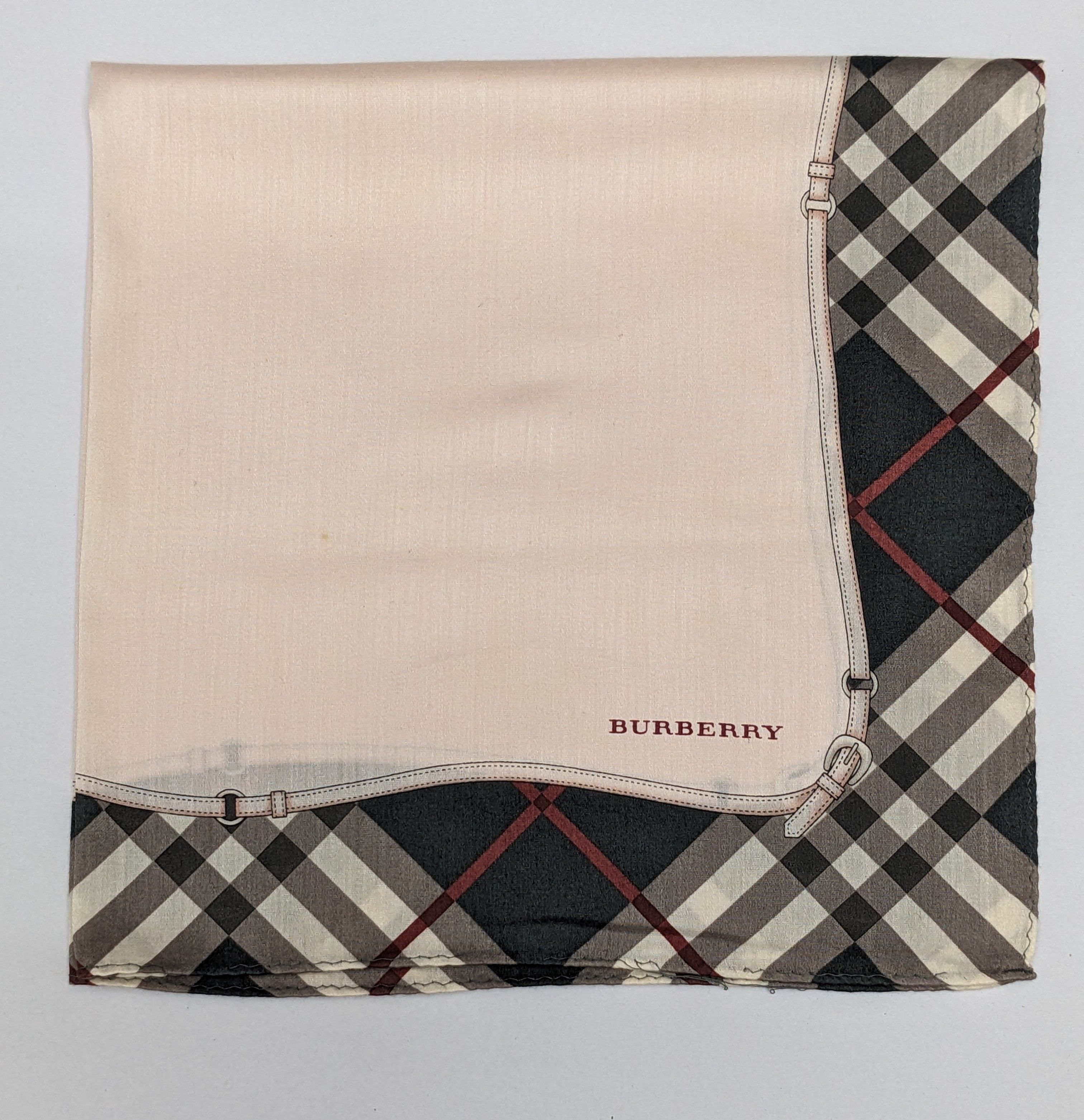 Burberry Burberry Handkerchief Nova Check Border Equestrian Belt Size ONE SIZE - 1 Thumbnail