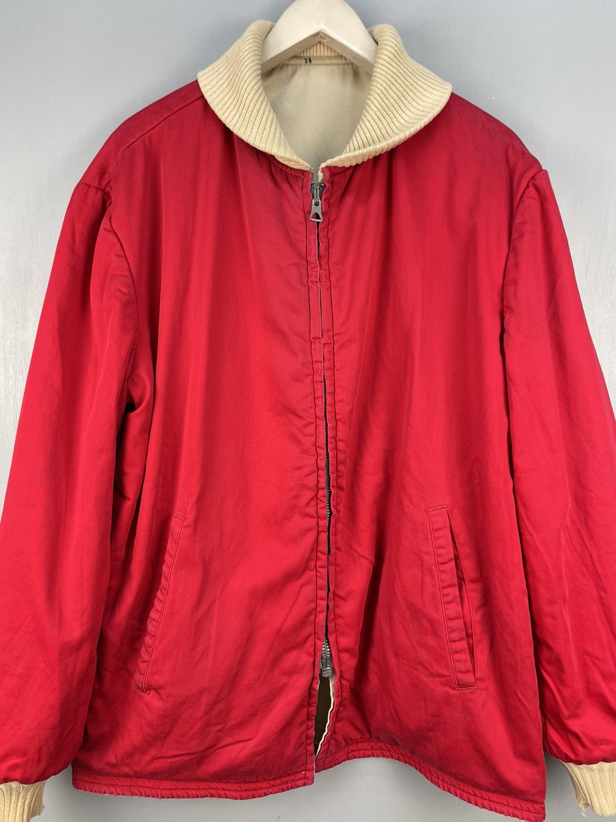 Vintage Vintage 40s Reversible jacket Crown zipper Size US XL / EU 56 / 4 - 4 Thumbnail