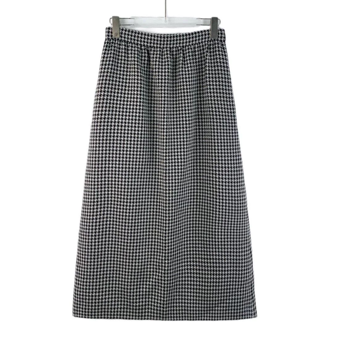 Dior Dior Colorblock Houndstooth Wool Knit Skirt Size 38" / US 16 / IT 52 - 1 Thumbnail