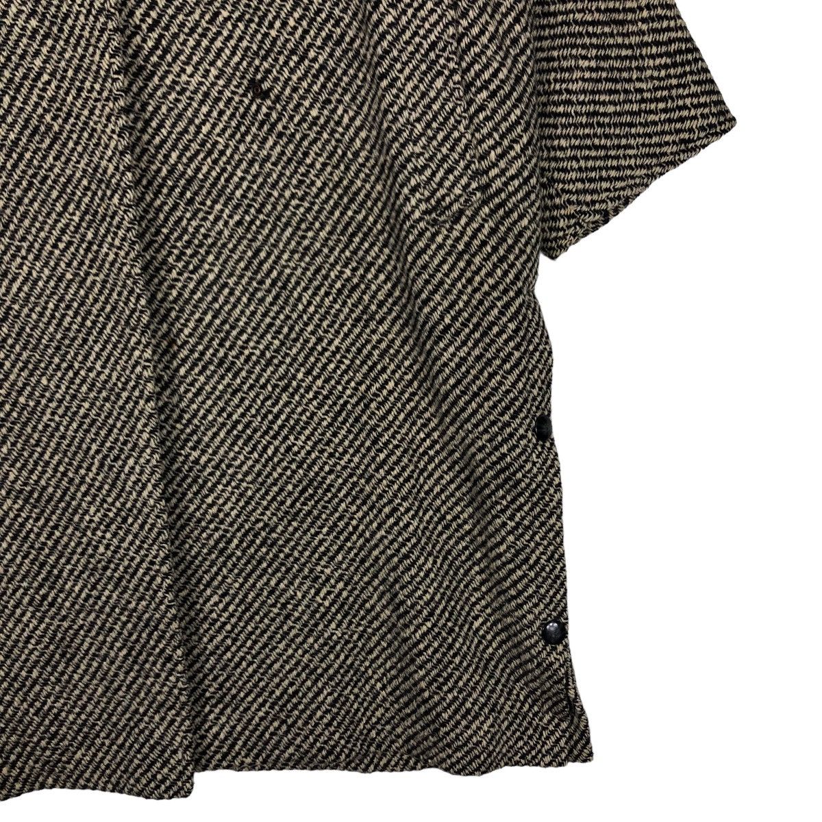 Japanese Brand 🔥Rich Grey - Fly Long Jacket Wool Herringbone Issey Miyake Size US M / EU 48-50 / 2 - 6 Thumbnail