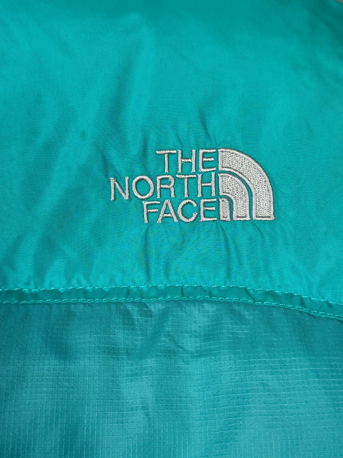 The North Face TNF 700 Puffer Vest Turquoise Mini Logo Embroidered Size S / US 4 / IT 40 - 7 Thumbnail
