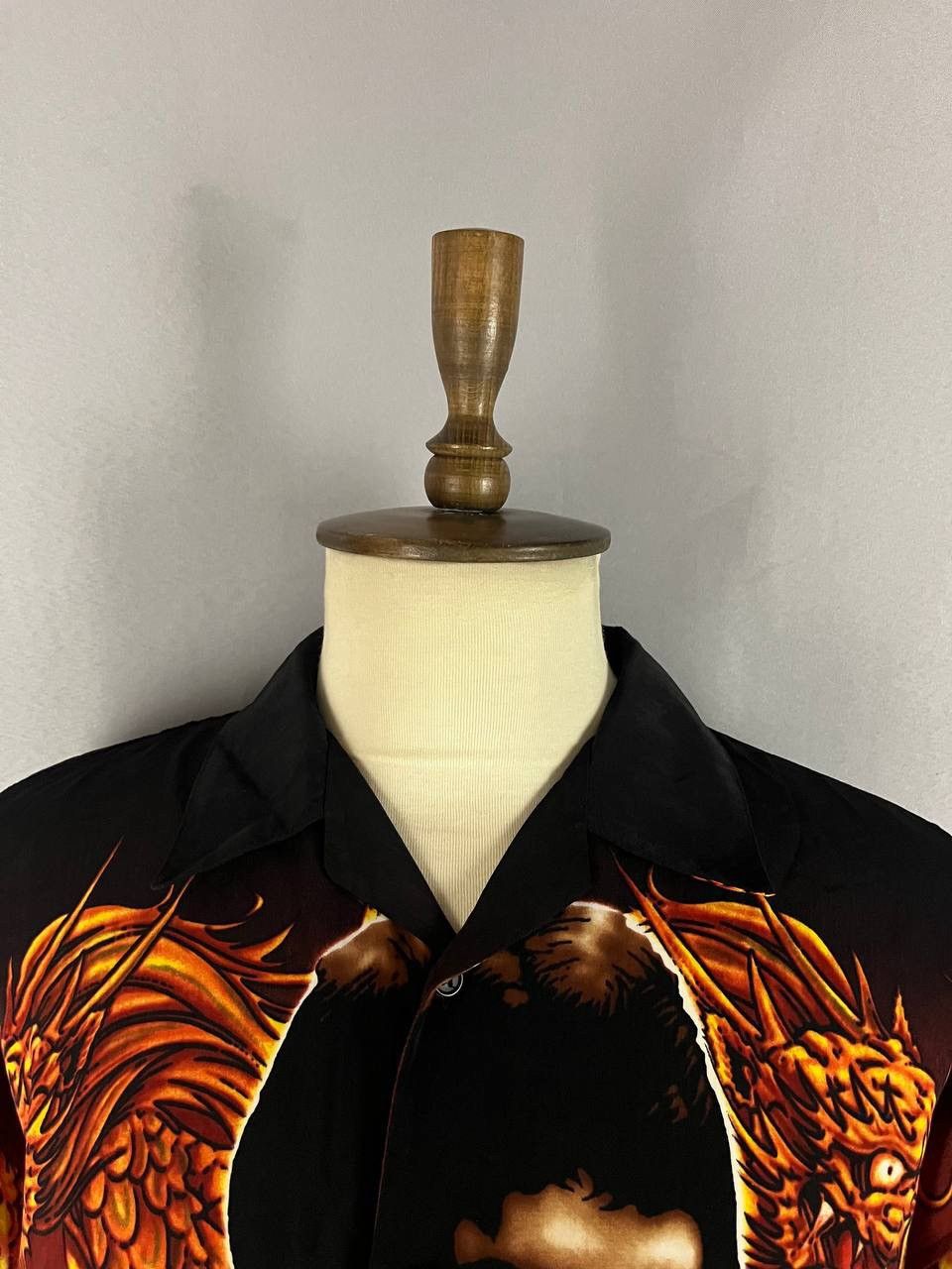 Vintage Bruce Lee Shirt Vintage 1990s Size US L / EU 52-54 / 3 - 3 Thumbnail