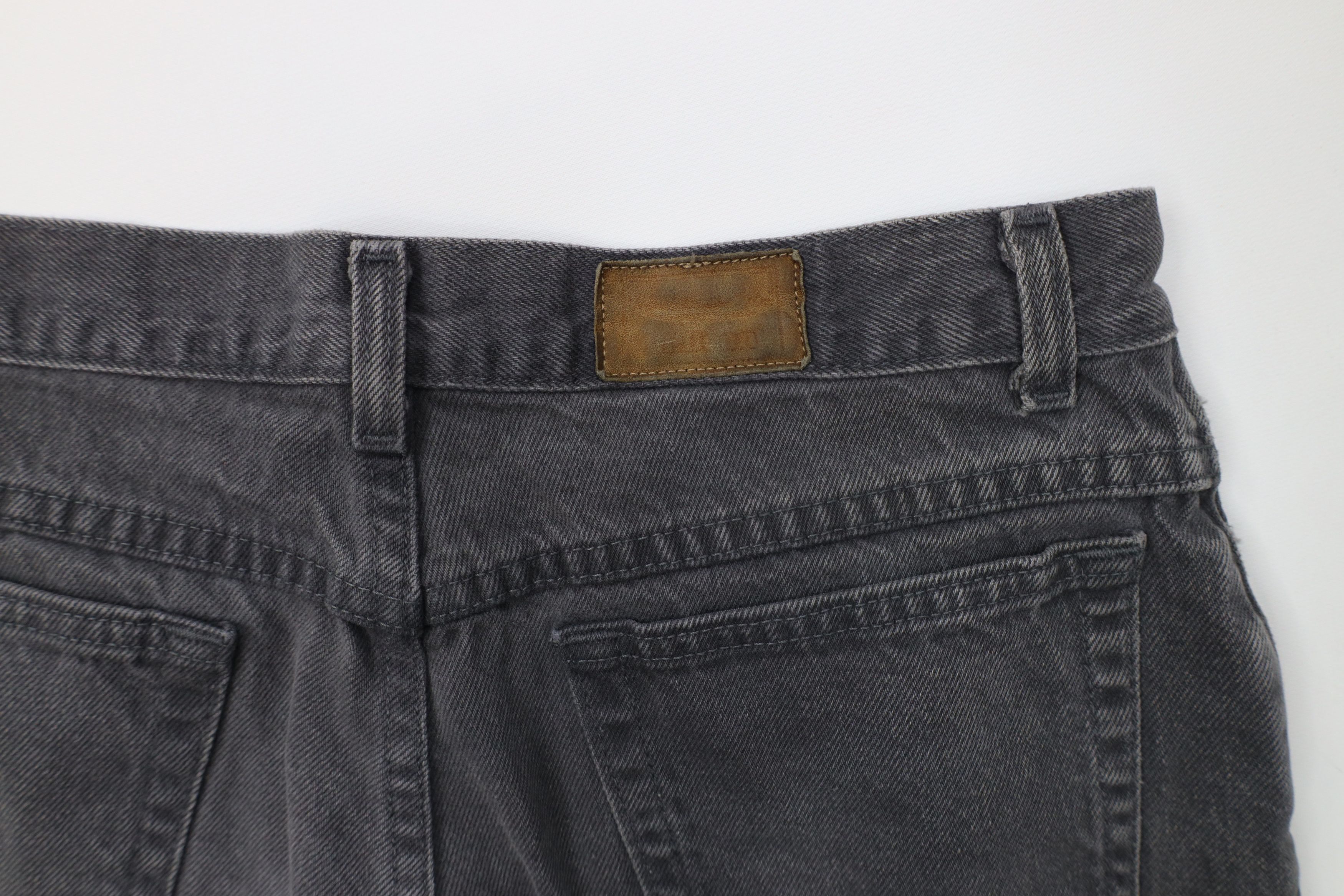 L.L. Bean Vintage 90s LL Bean Straight Leg Demin Jeans Gray Cotton USA Size US 32 / EU 48 - 16 Thumbnail