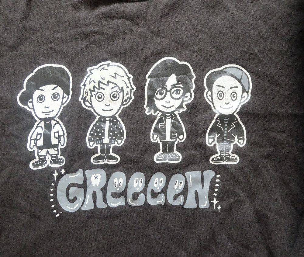 Band Tees GReeeeN Sweater Size US L / EU 52-54 / 3 - 3 Thumbnail