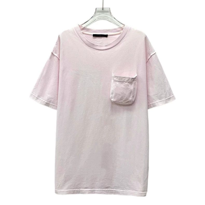 Louis Vuitton Cotton crewneck short-sleeve T-shirt with pi