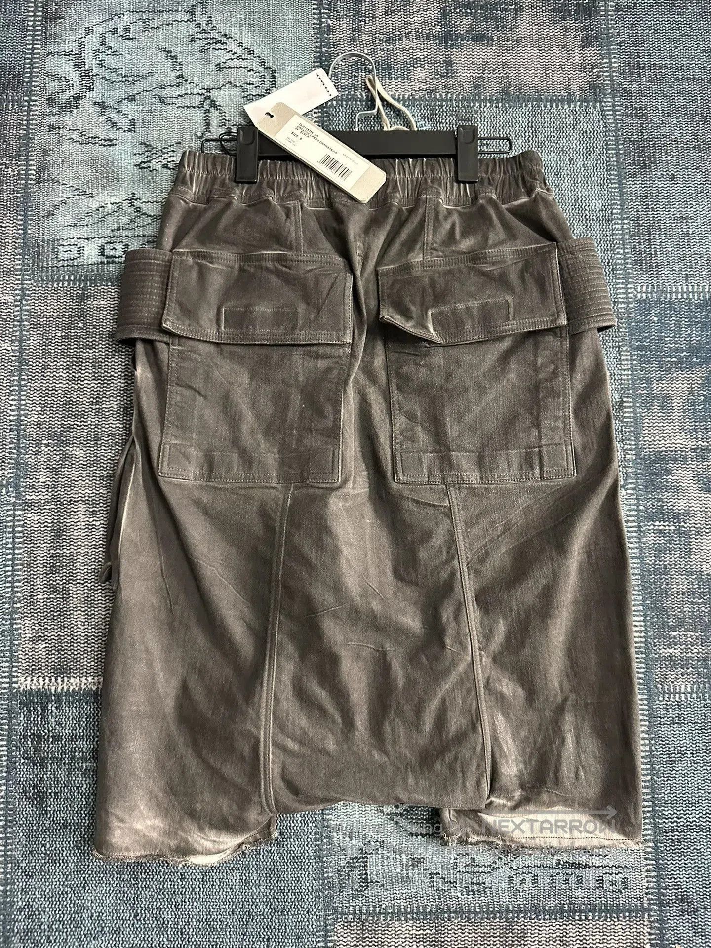 Rick Owens Drkshdw Rick Owens Drkshdw 25SS Waxed Denim Shorts. Size US 26 / EU 42 - 3 Thumbnail