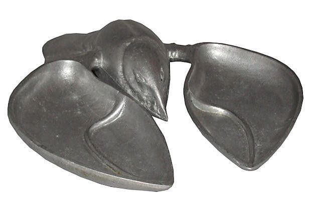 Designer Pewter Lobster Catchall Plate Dish Size ONE SIZE - 3 Thumbnail