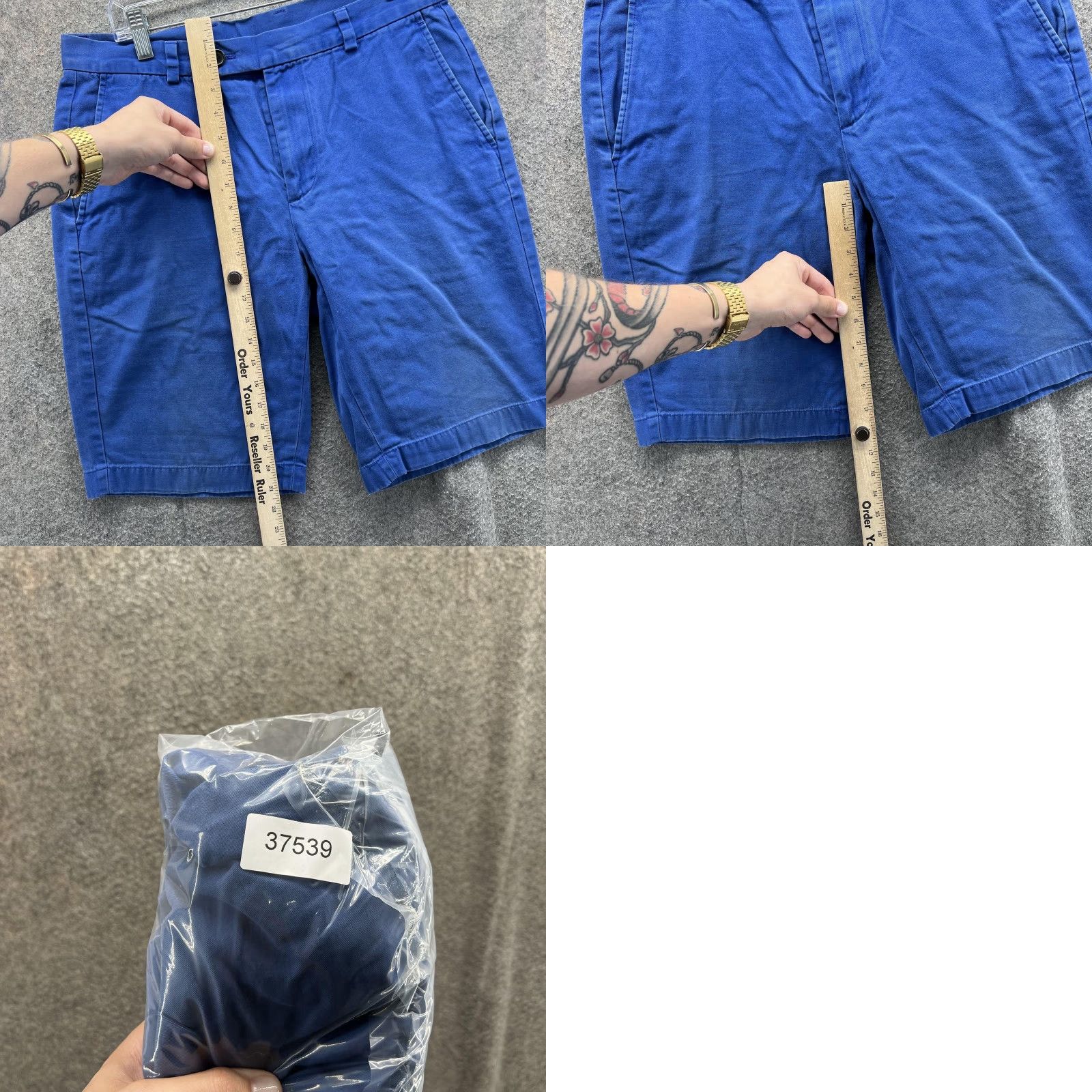 Brooks Brothers Brooks Brothers 346 Shorts Mens 33 Blue Chino Cotton Flat Front Casual Golf Size US 33 - 8 Thumbnail