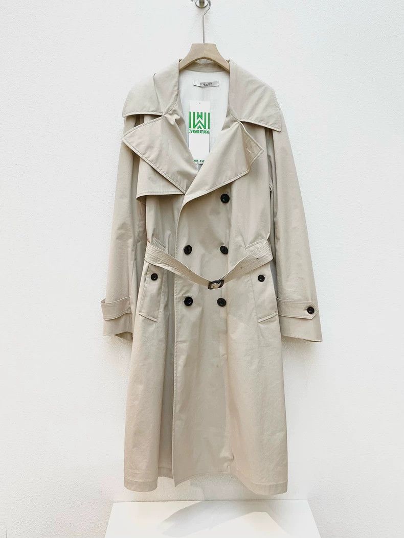 Givenchy Givenchy Size48 Printed Color Blocked Trench Coat Size US M / EU 48-50 / 2 - 1 Thumbnail