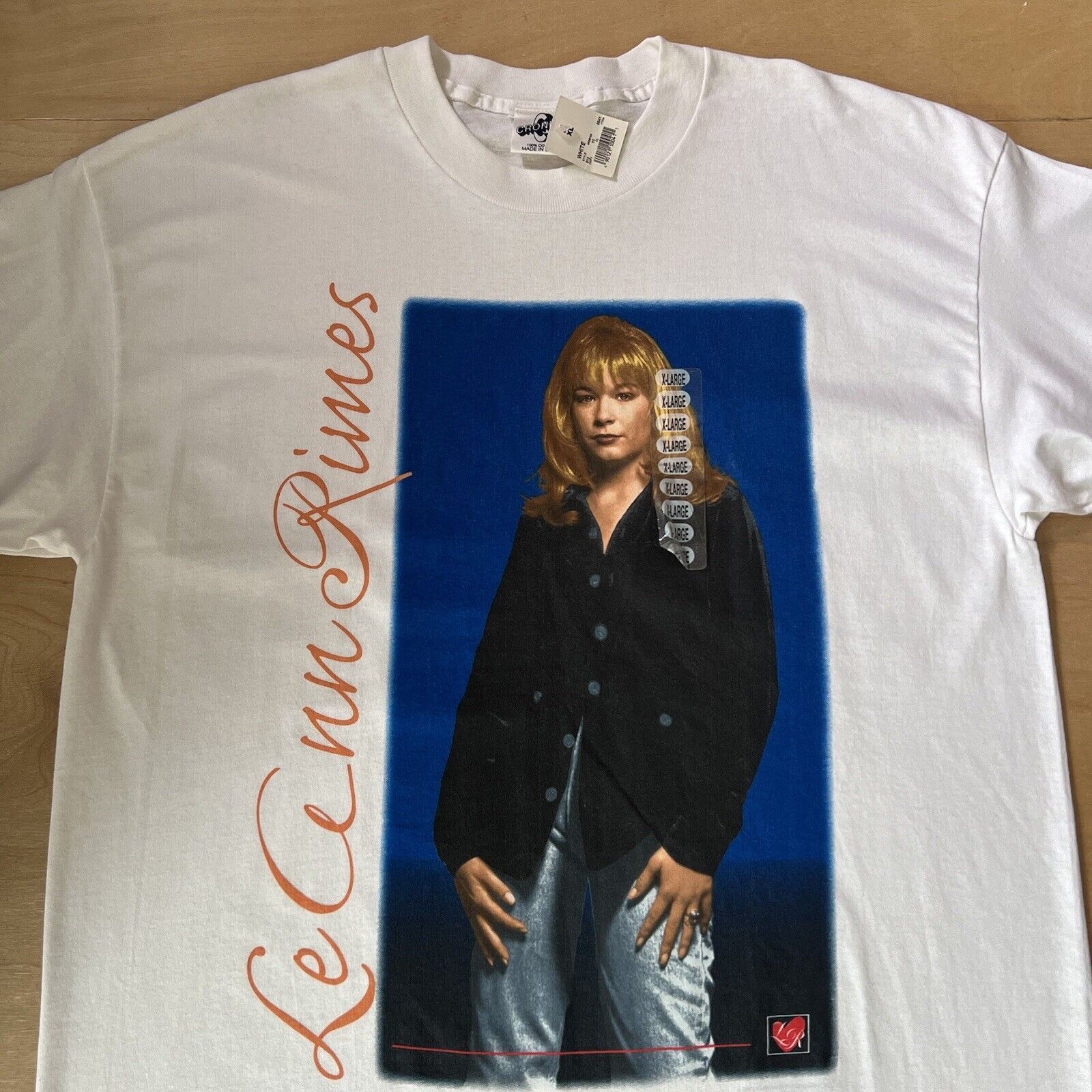 Vintage Vintage Leann Rimes Shirt XL White 90s Country Music Tour Size US XL / EU 56 / 4 - 2 Thumbnail