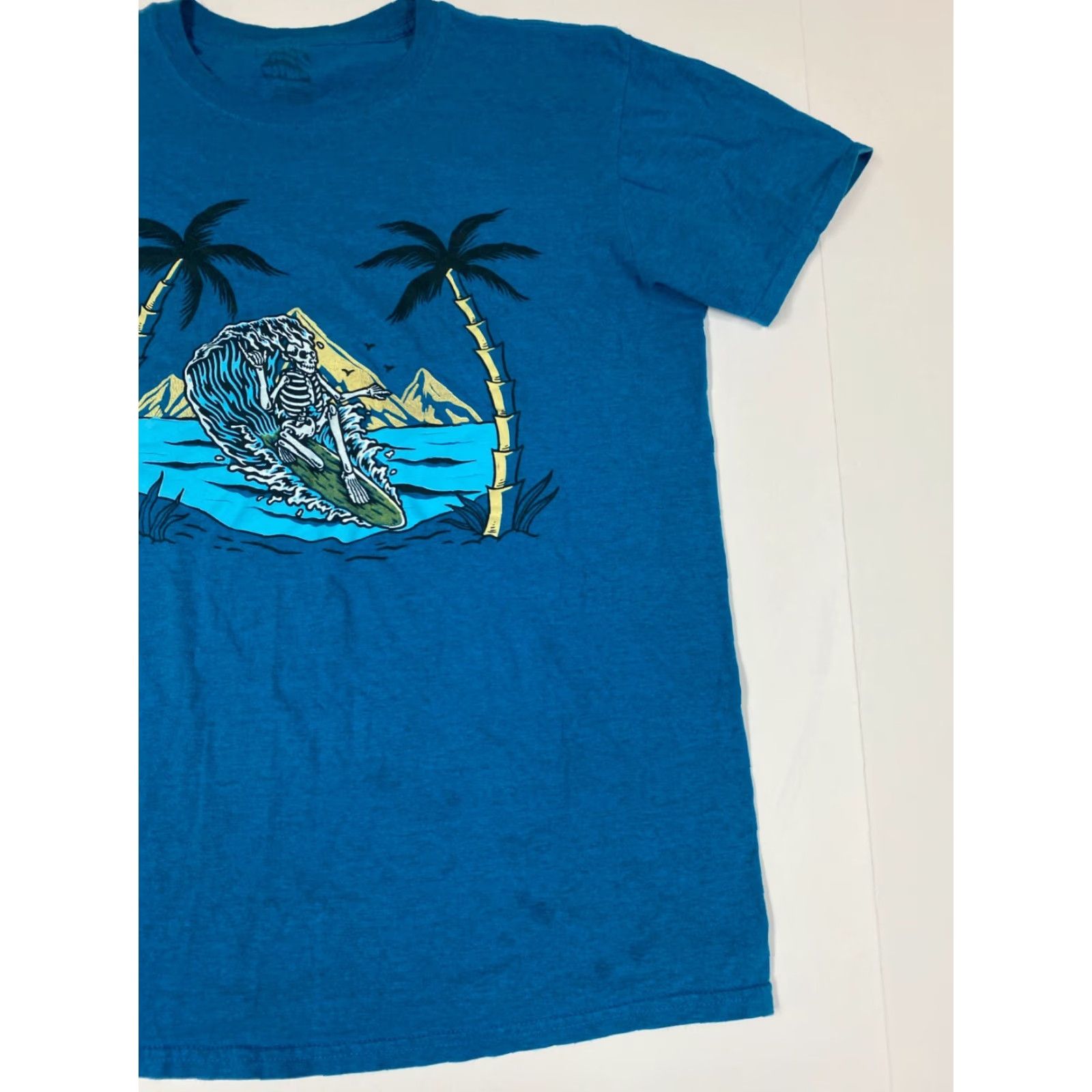 MOTHER VINTAGE Call Your Mother Mens Shirt Large Blue Graphic Logo Crew Neck Short Sleeve Hip Hop 90s T-Shirt Size US L / EU 52-54 / 3 - 3 Thumbnail