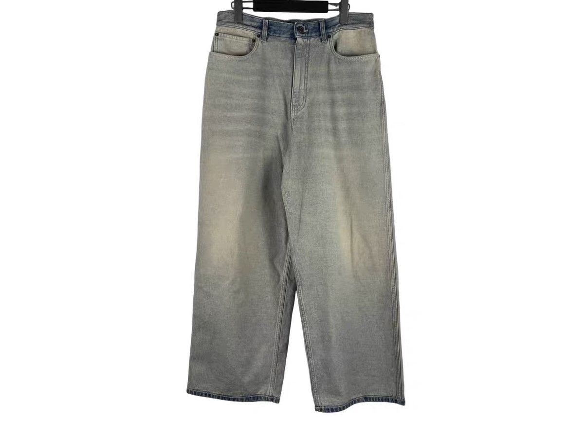 Balenciaga Balenciaga 24SS Reversed Inside-Out Washed Denim Jeans J31 Size US 36 / EU 52 - 1 Thumbnail